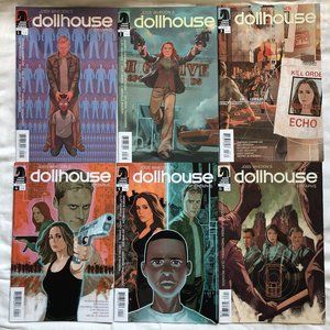 DOLLHOUSE: EPITAPHS - COMPLETE SIX (6) COMIC BOOK MINI-SERIES #0, 1, 2, 3, 4, 5